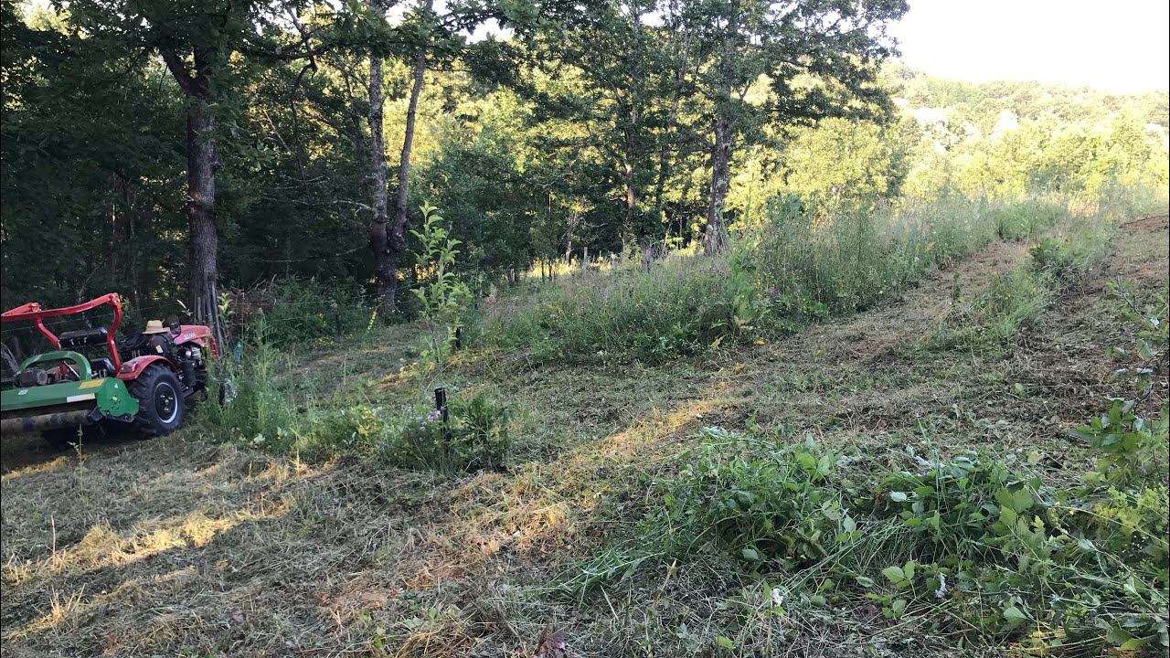 Използване на мулчер (среден тип) EFGCH 155