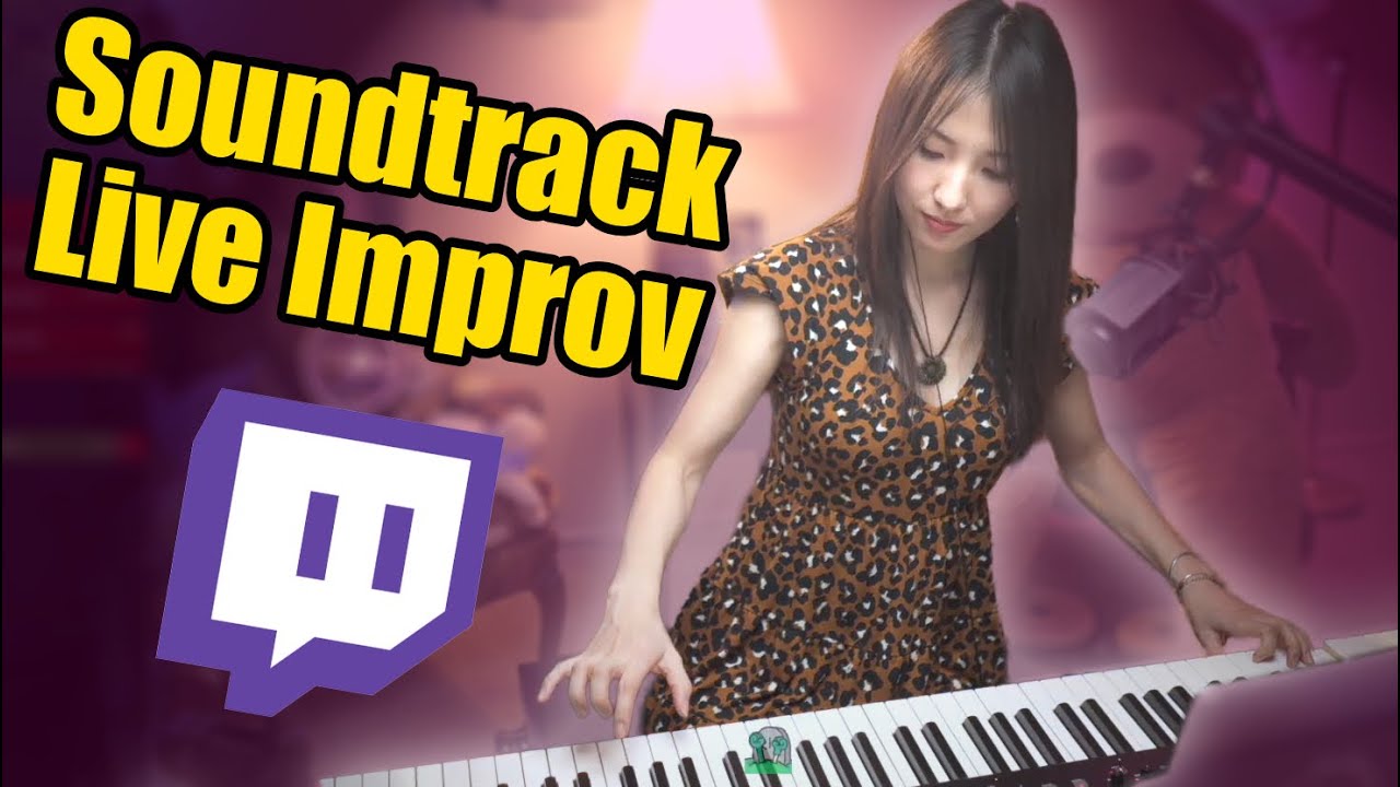 Hans Zimmer Inspired Soundtrack Improv On Piano - Twitch Live Stream w/ Surprise - Mia Metz 4K