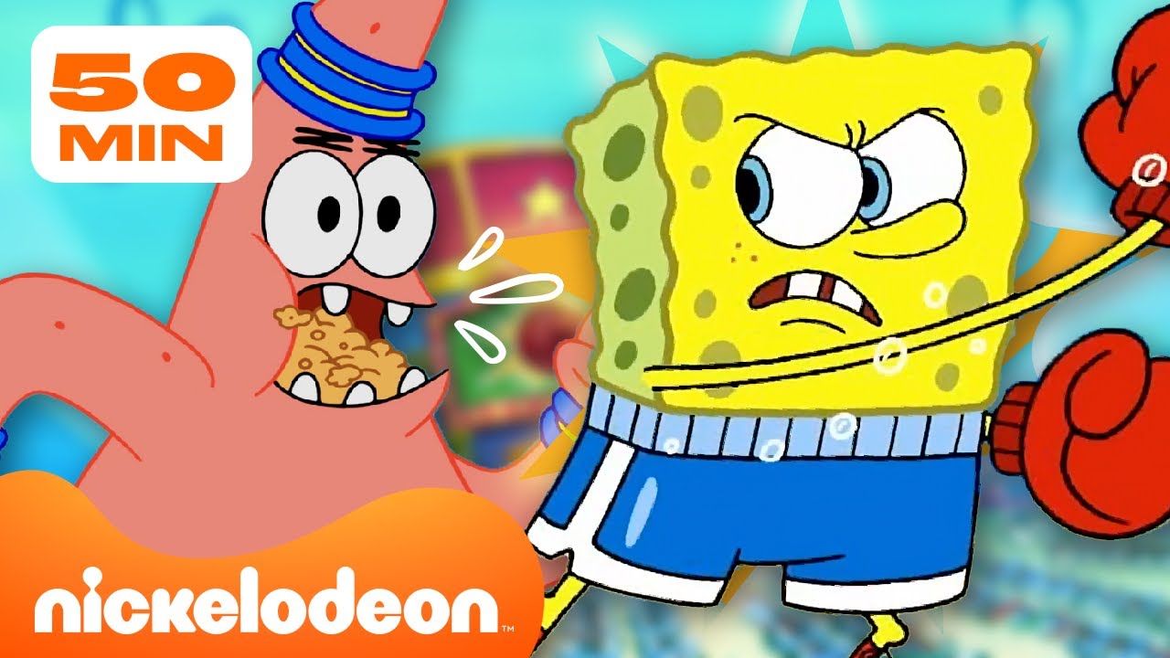 سبونج بوب | أكبر منافسات سبونج بوب وباتريك | 45 دقيقة | Nickelodeon Arabia