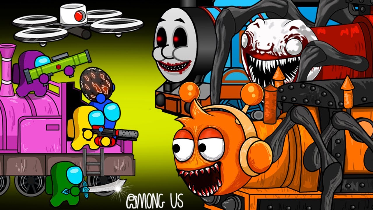 MINI CREWMATE VS CHOO-CHOO TRAIN EATER