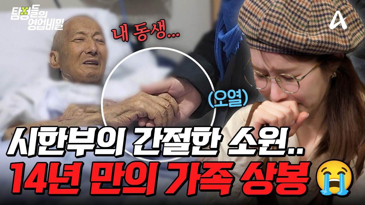 [#탐정들의영업비밀] 눈물 주의😭말기암 환자의 마지막 소원... 사라진 동생과 14년만의 기적적인 만남 | #탐정들의영업비밀 102회