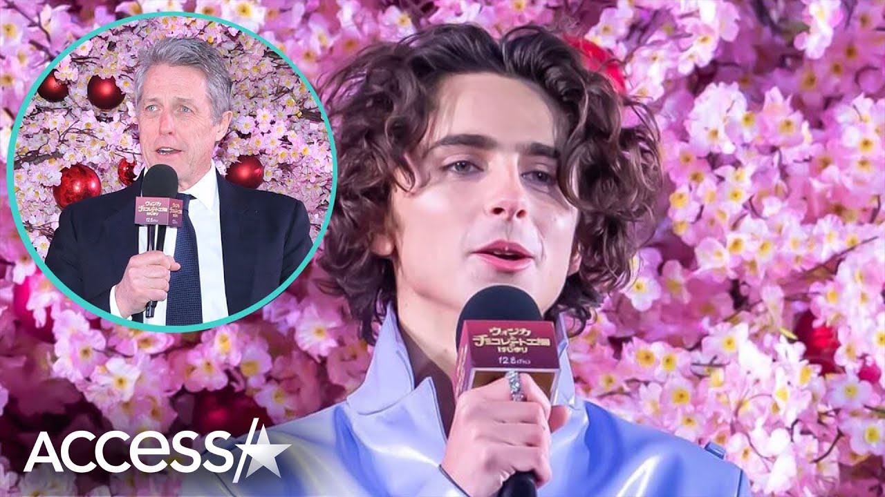 Тимоти Шаламе поёт для Хью Гранта на премьере «Вонки» в Токио