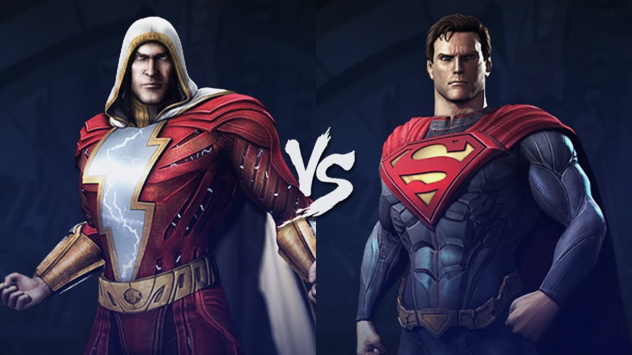 Superfight - Shazam vs Superman Godfall 2023 | Injustice Gameplay [4K 60FPS]