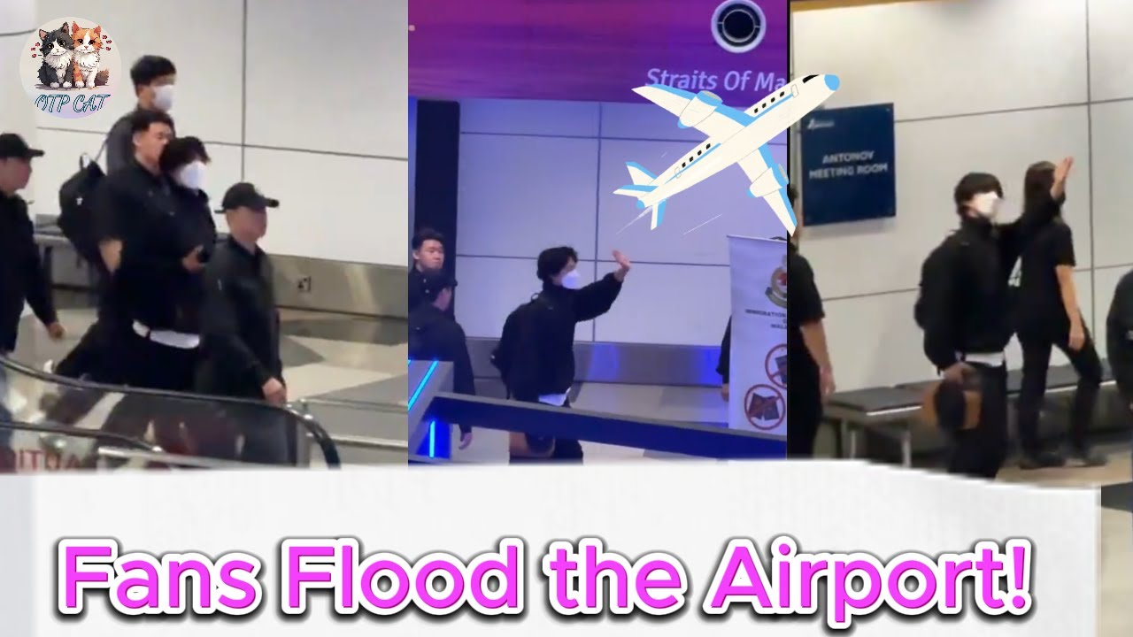 ✈️ Fans Flood the Airport: Park Bo-gum 😲 Stunned While Departing Kuala Lumpur After ‘BE WITH YOU’ 💖