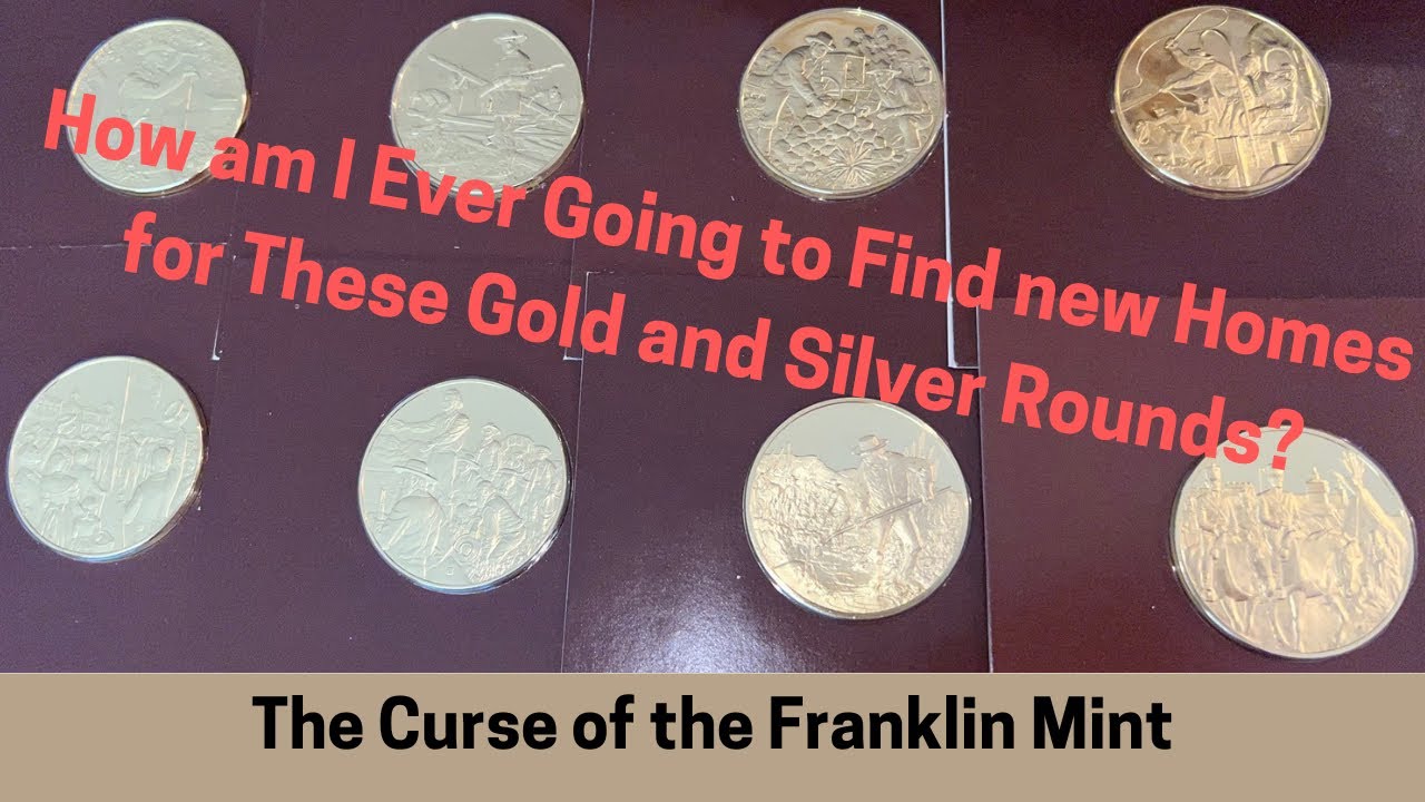 Как мне продать все эти золотые и серебряные монеты Franklin Mint 24 карата? Стоят ли они чего-то?