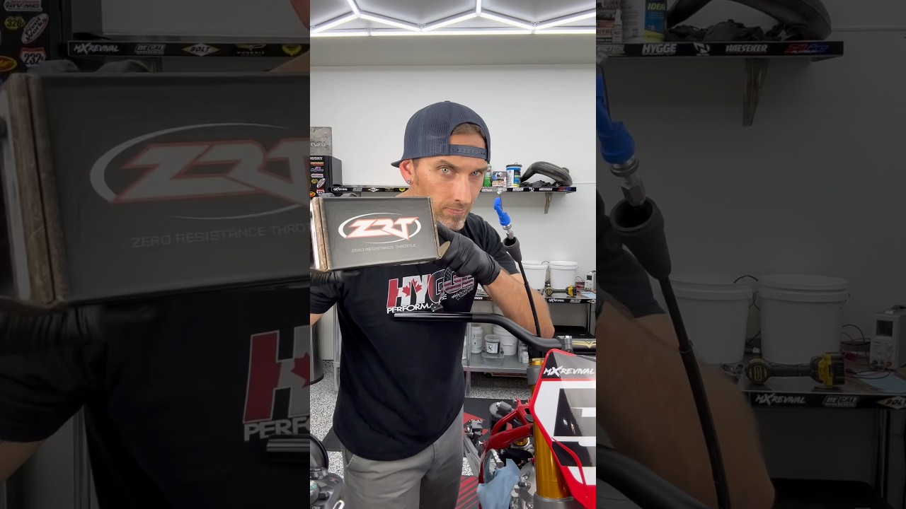Man enough to break this throttle? #mXreviva￼l #HELFYRE #bikegiveaway #motocross #motorcycle #MX