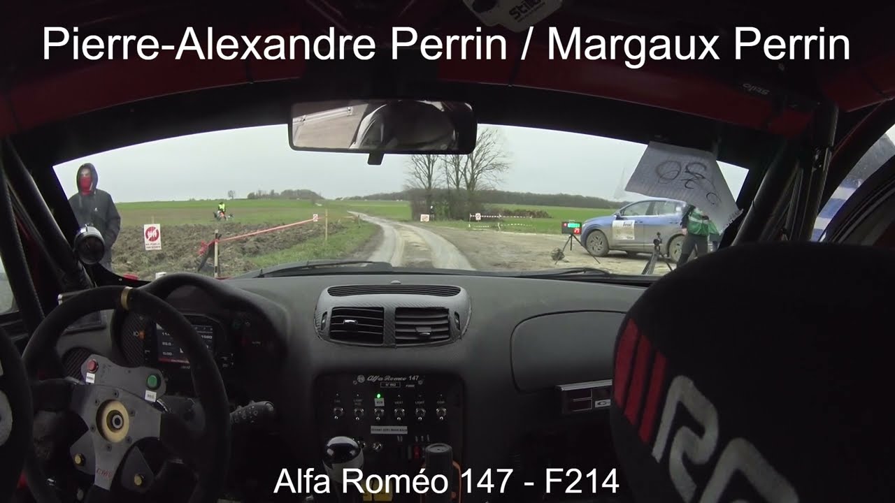 Rallye du Béthunois 2023 - ES4 La Méroise - PA et Margaux Perrin - Alfa 147 F214