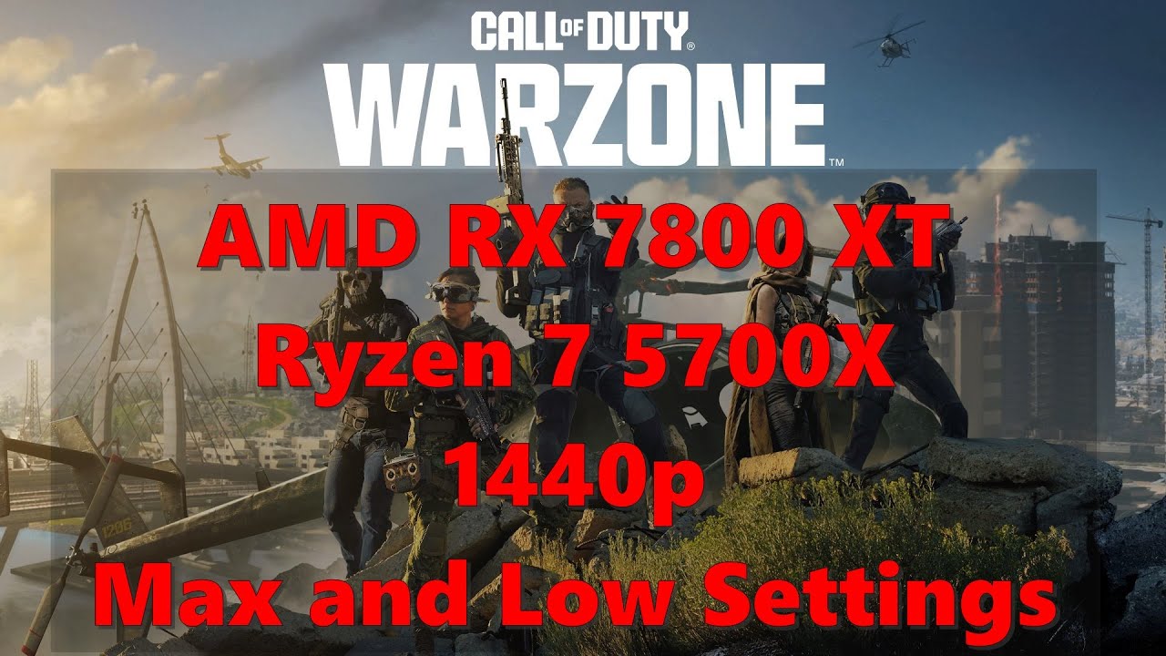 Call of Duty Warzone Urzikstan | AMD RX 7800 XT, Ryzen 7 5700X