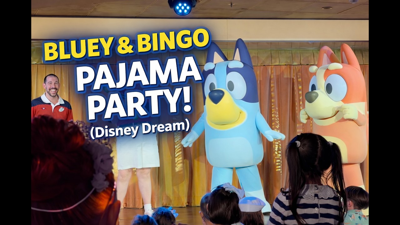 Bluey Pajama Party on Disney Dream