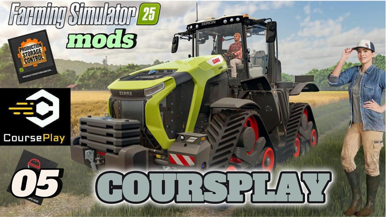 FS-25 MOD_ный обзор. #05 Мод CoursPlay