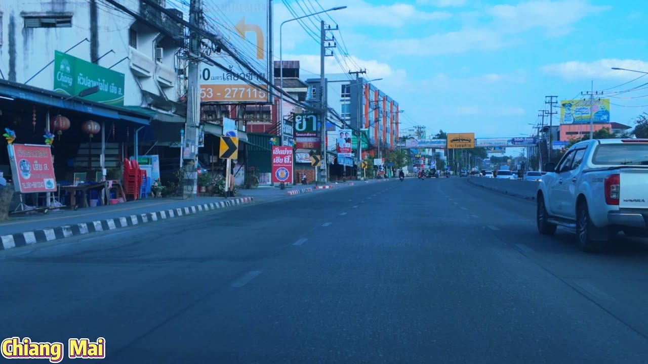 🇹🇭 Chiang Mai Daytime Driving｜What Chiang Mai Really Looks Like Beyond the Tourist Spots