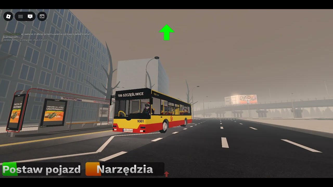 Roblox - Driver Transport Game 2 - Linia 186 - MAN NL293 Lions City (MARATON)