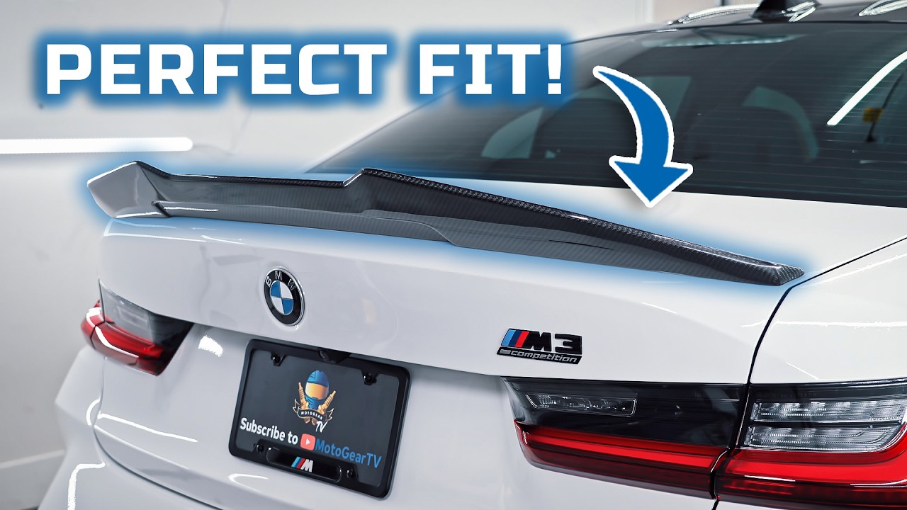 BMW M3 Gets MGG PSM Style Carbon Fiber Rear Spoiler!