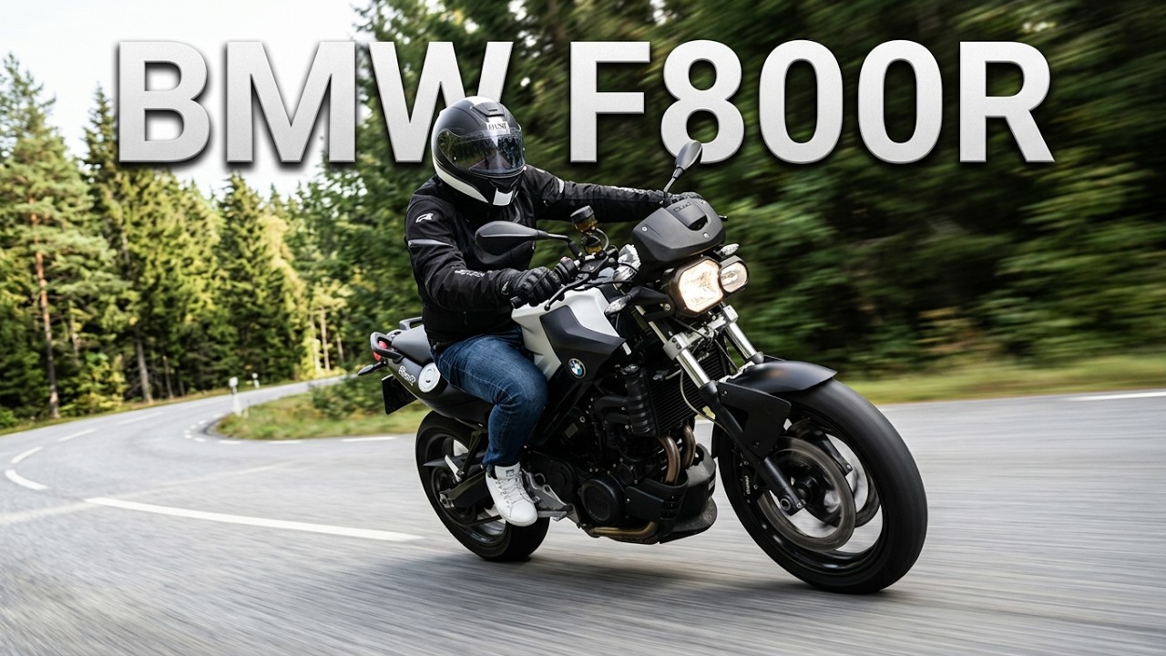 BMW F800R - DESIGN DETAILS, EXHAUST SOUND, FLY-BY, REVS