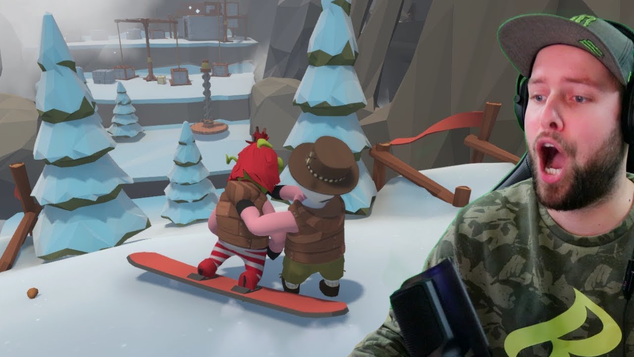 SNOWBOARDEN GAAT FOUT! (Human Fall Flat)