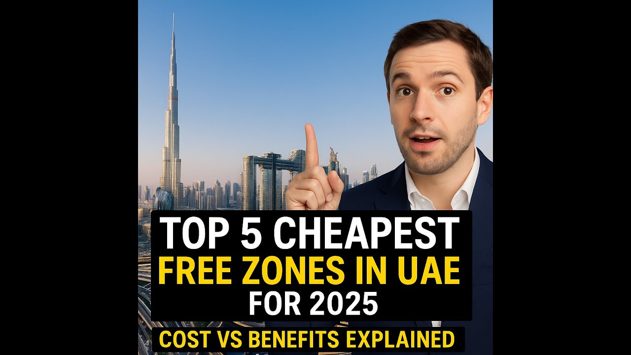 Top 5 Cheapest Free Zones in UAE for 2025 | Cost vs Benefits Explained