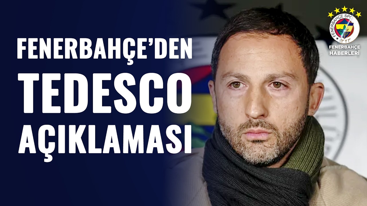 SON DAKİKA | Tedesco, Gaziantep FK Maçında Takımın Başında Olamayacak!