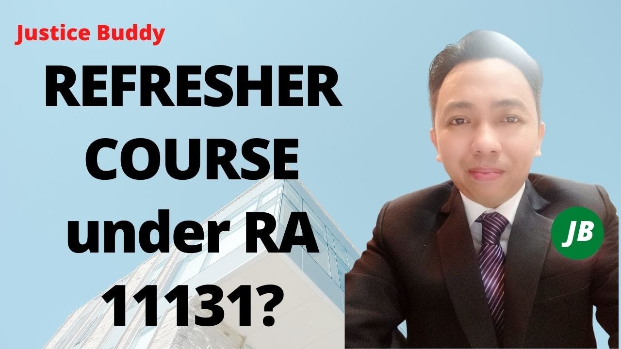 Refresher Course under RA 11131 (Batas, Criminology Board, and Napolcom Exams Reviewer)