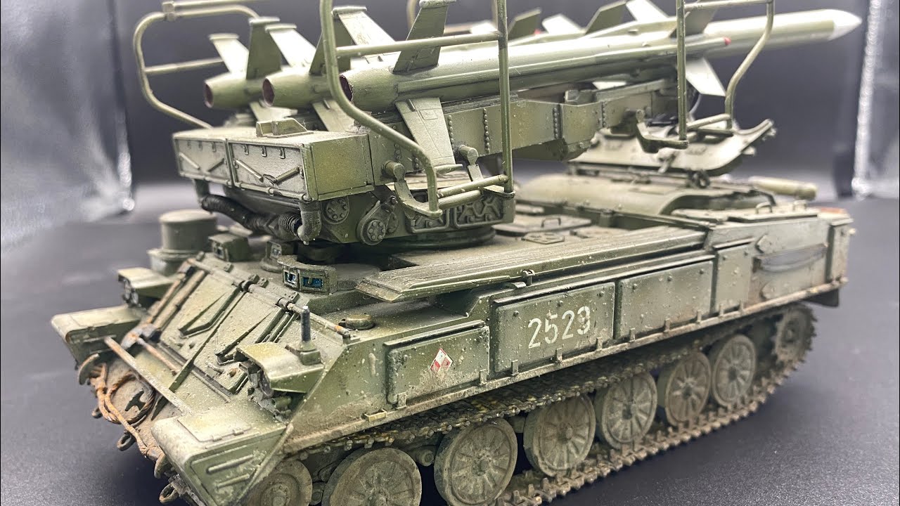 Paint a SAM Russian/Polish Tank SA6 #trumpeter #paintingtutorial #soviet