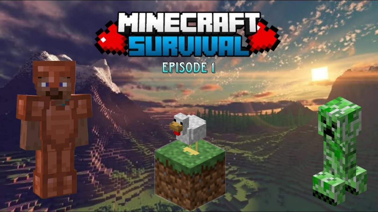 Minecraft Išlikimas Ep1