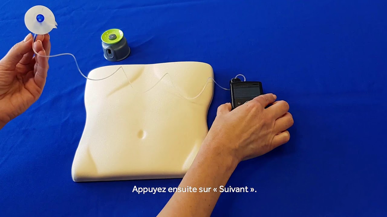 Insertion du cathéter MiniMed™ Quick-set™ - Pompe à insuline Medtronic Diabète