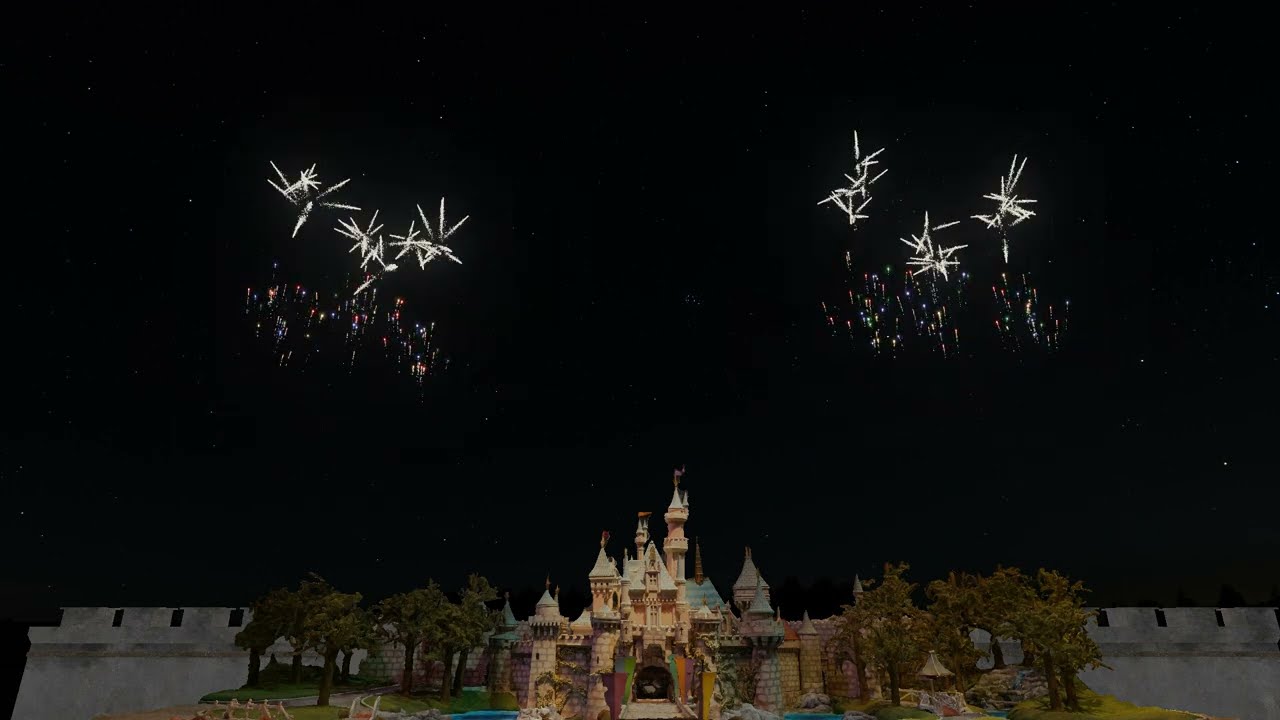 (FWsim) Hong Kong Disneyland - Momentous  ft. Sleeping Beauty Castle