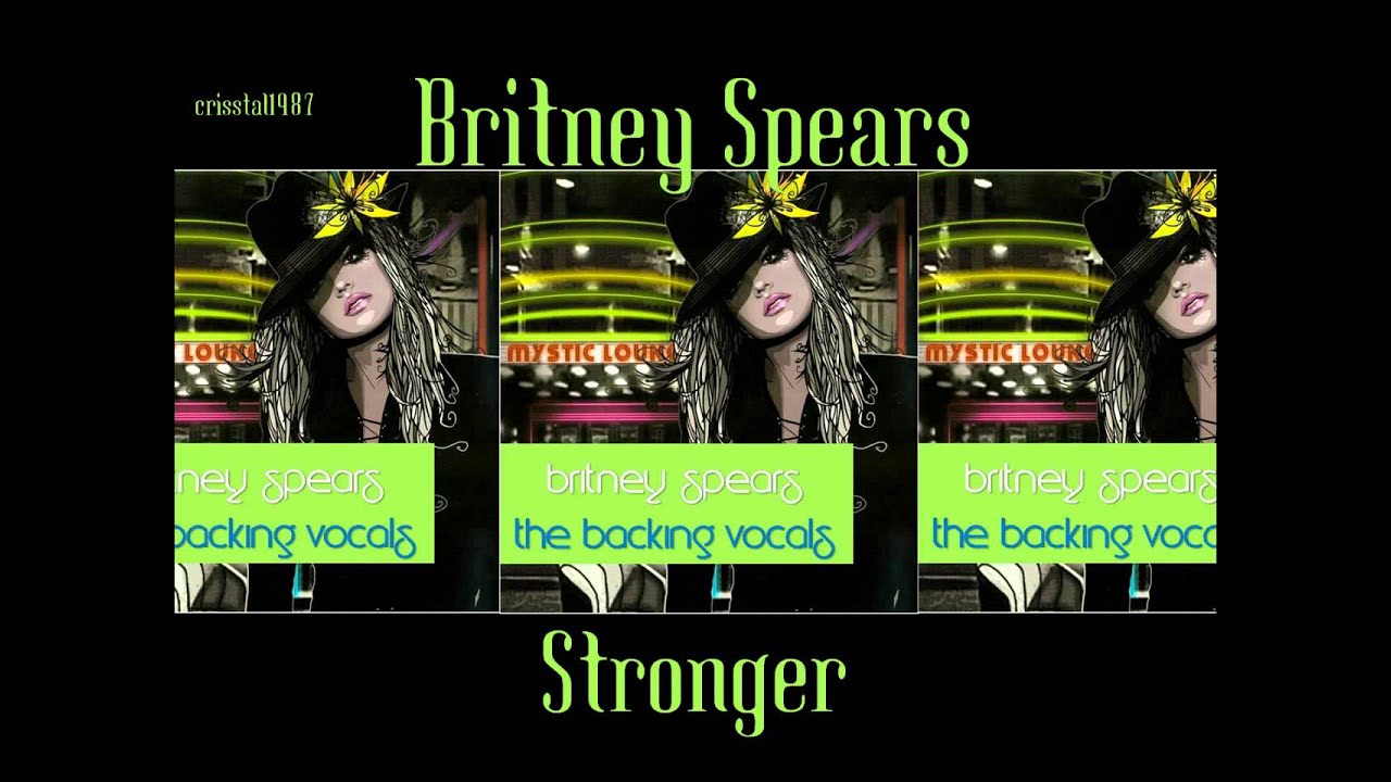 Britney Spears Stronger Instrumental with Backing Vocals