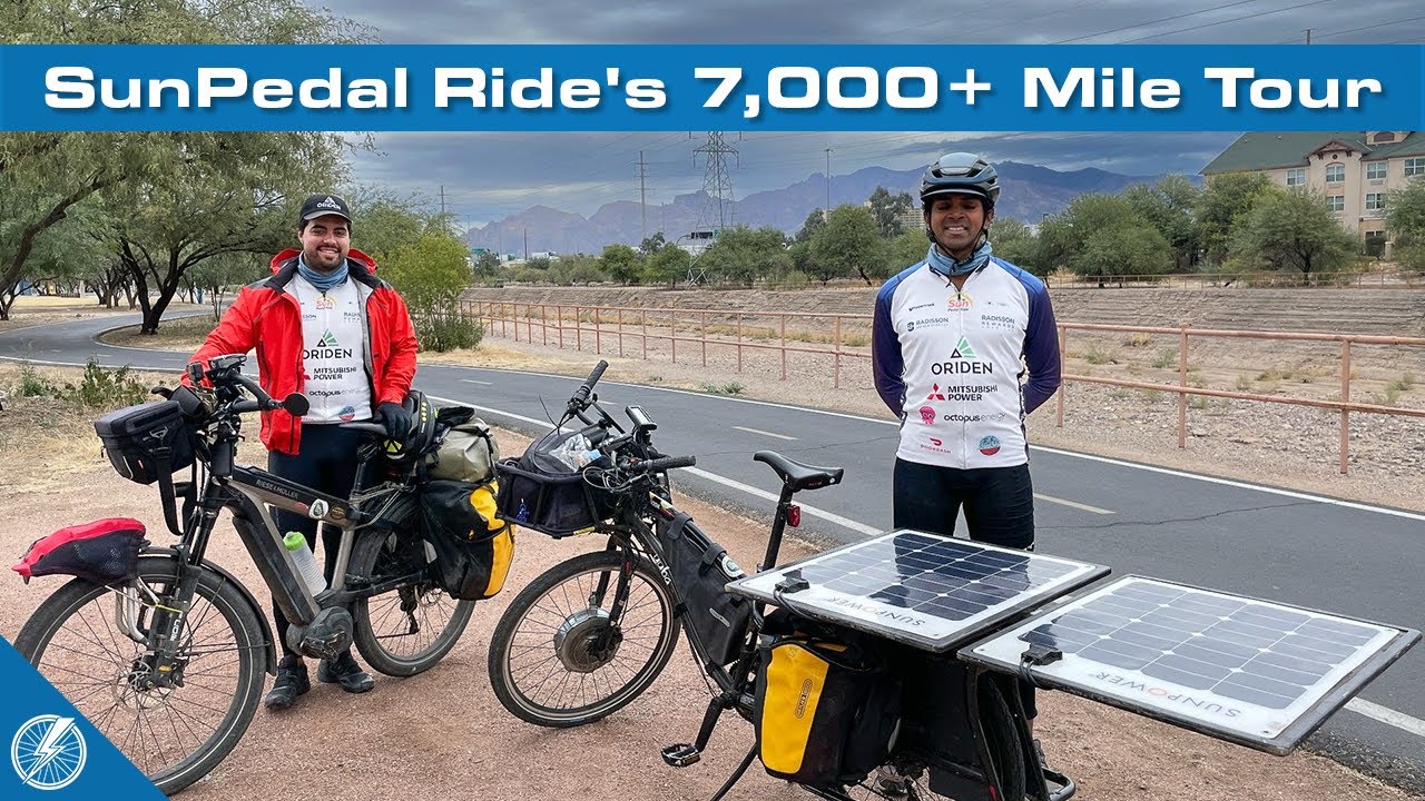 7,000-Mile Solar E-Bike Tour | The SunPedal Ride