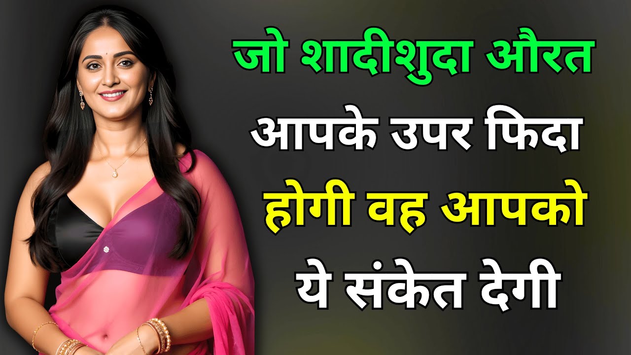 शादीशुदा महिला जब किसी गैर मर्द पर फिदा होती है तो वह ऐसे संकेत देती है