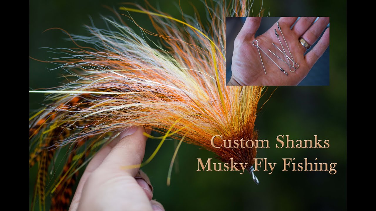 Индивидуальные цевья для мушек Musky Flies — расположение крючков для дизайна мушек Musky Flies