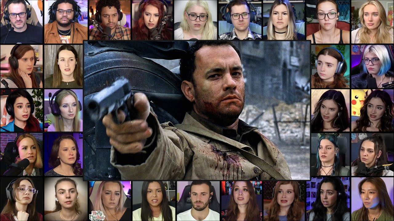 LAST STAND SCENE | SAVING PRIVATE RYAN (1998) * REACTION MASHUP