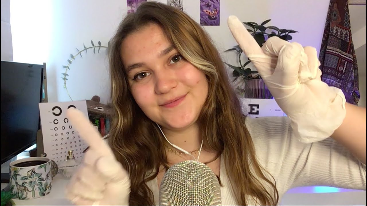 ASMR (FR) - ROLEPLAY - FAST CRANIAL NERVE EXAM/RAPIDE EXAMEN CRANIEN