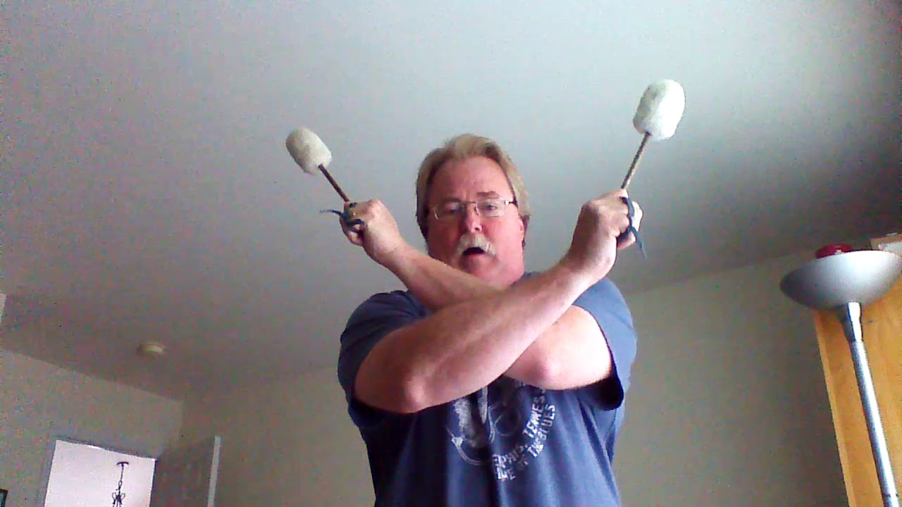 Basic Pipeband tenor drumming lesson 10