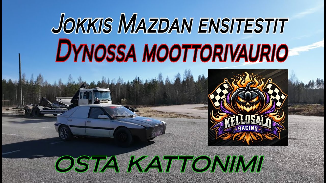 Jokkis Mazda rakentelua osa 6 | Ensimetrit ja moottorivaurio!
