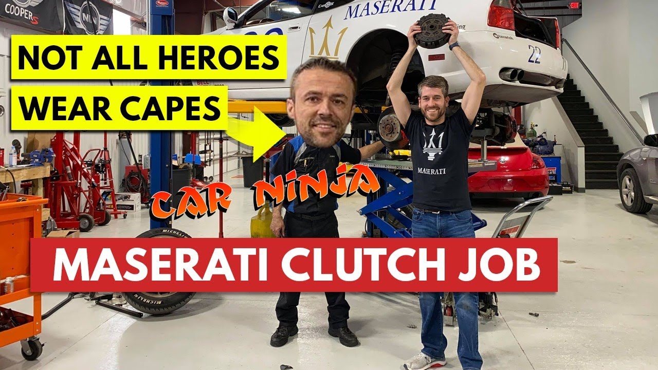 Replacing The Clutch On The Car Trek Maserati With The CAR NINJA Was *Almost* A DISASTER...