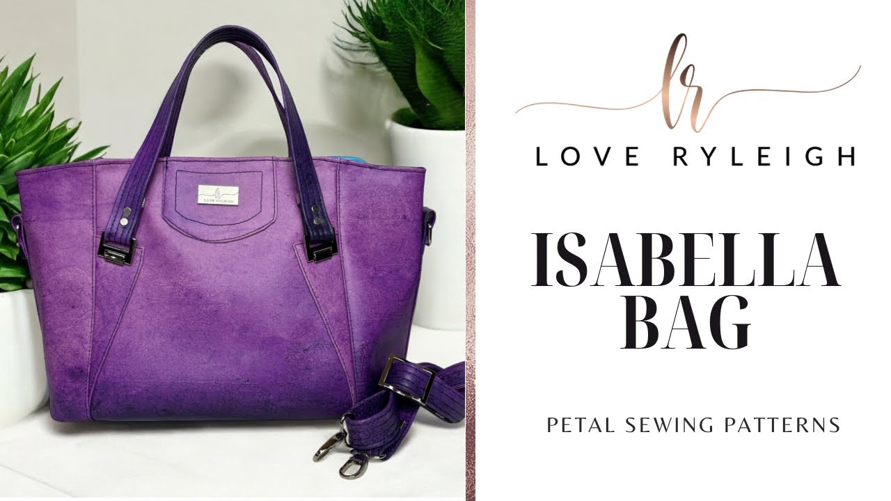 Sewing the Isabella Bag by Petal Designs.