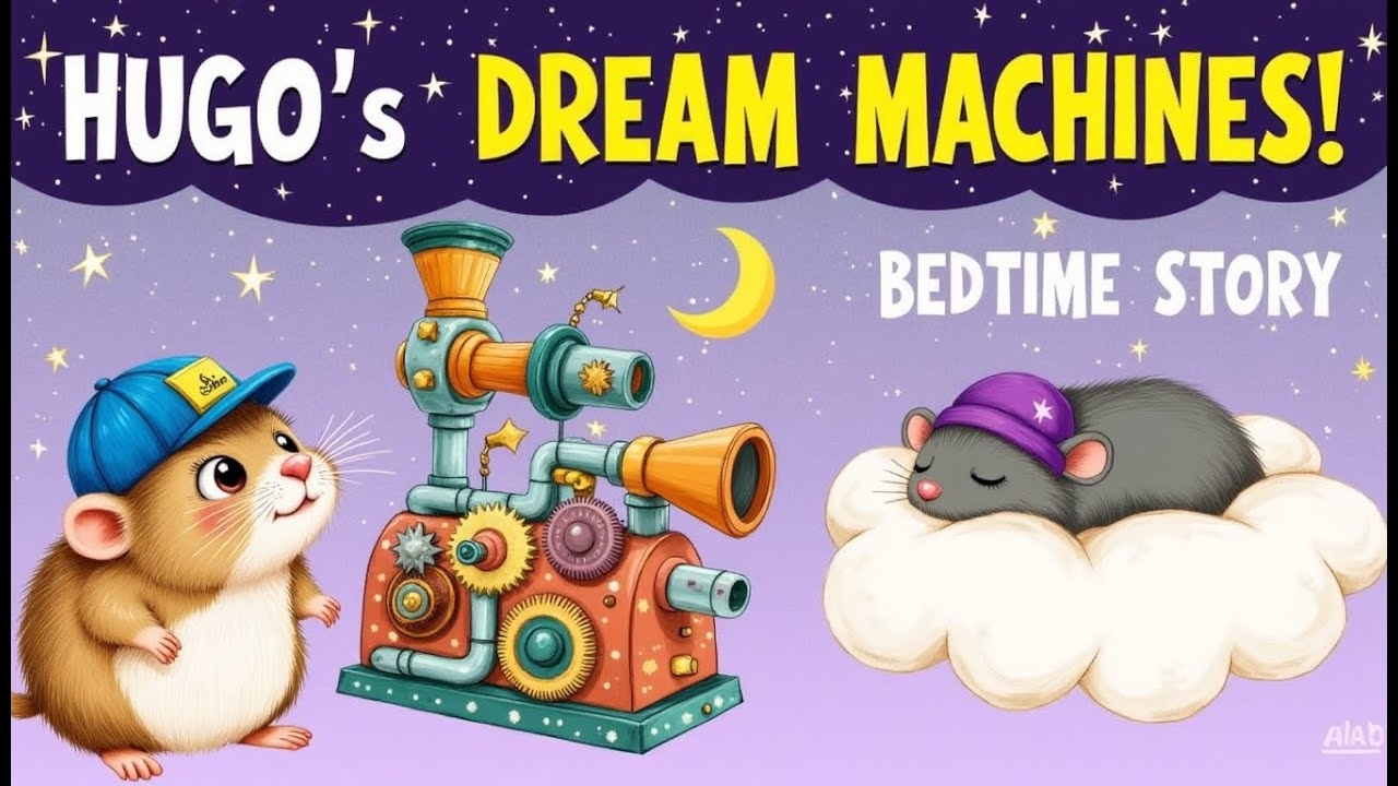 Hugo the Hamster's Dream Machines! Bedtime Story for Kids