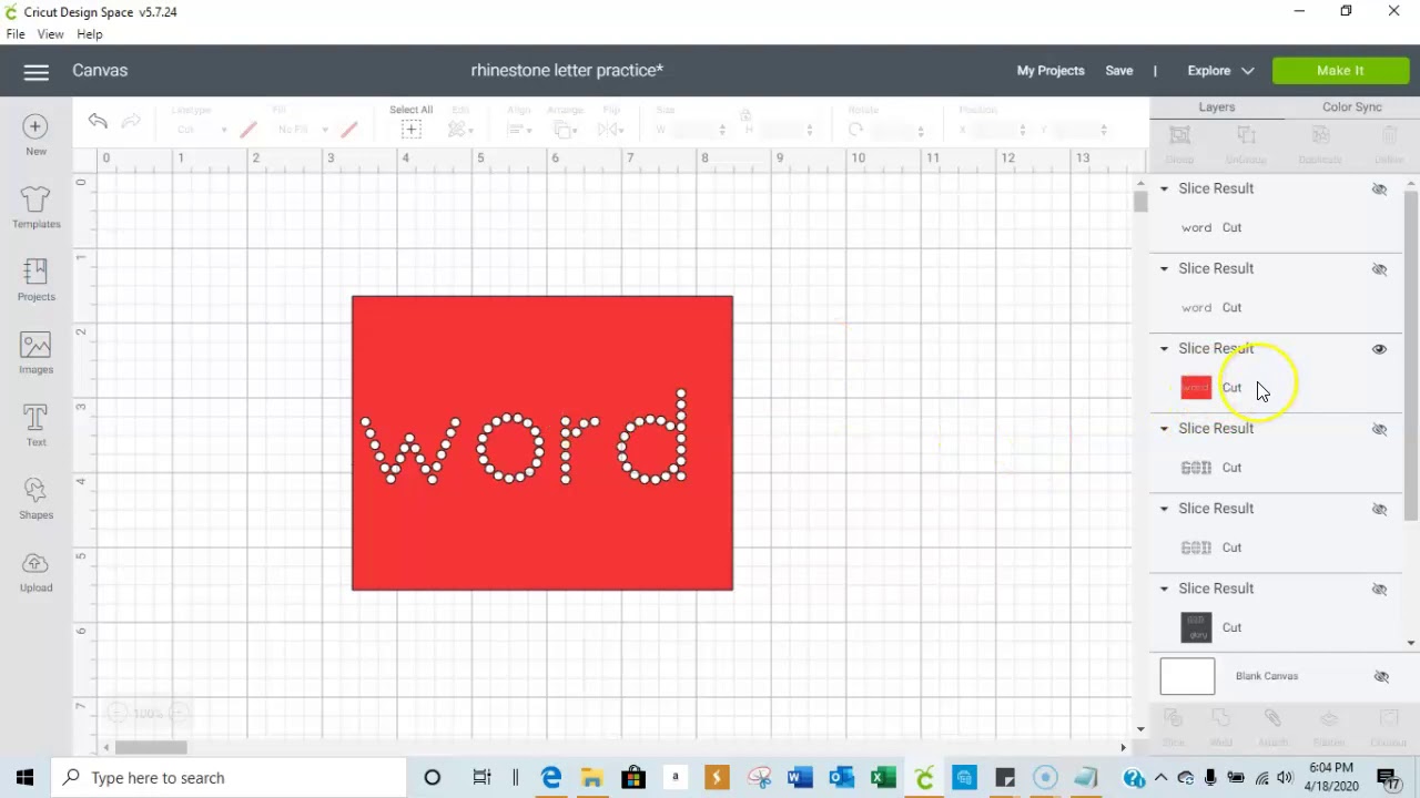 Rhinestone Typ-able Fonts in Design Space