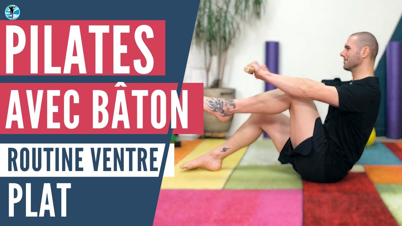 Pilates STICK : renforce tes ABDOS avec cette routine de PILATES ventre plat