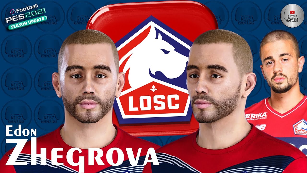 Эдон Жегрова Face PES 2021 LOSC Lille NISZ Gaming | ПЕС 2020 | ПЕС Лицо