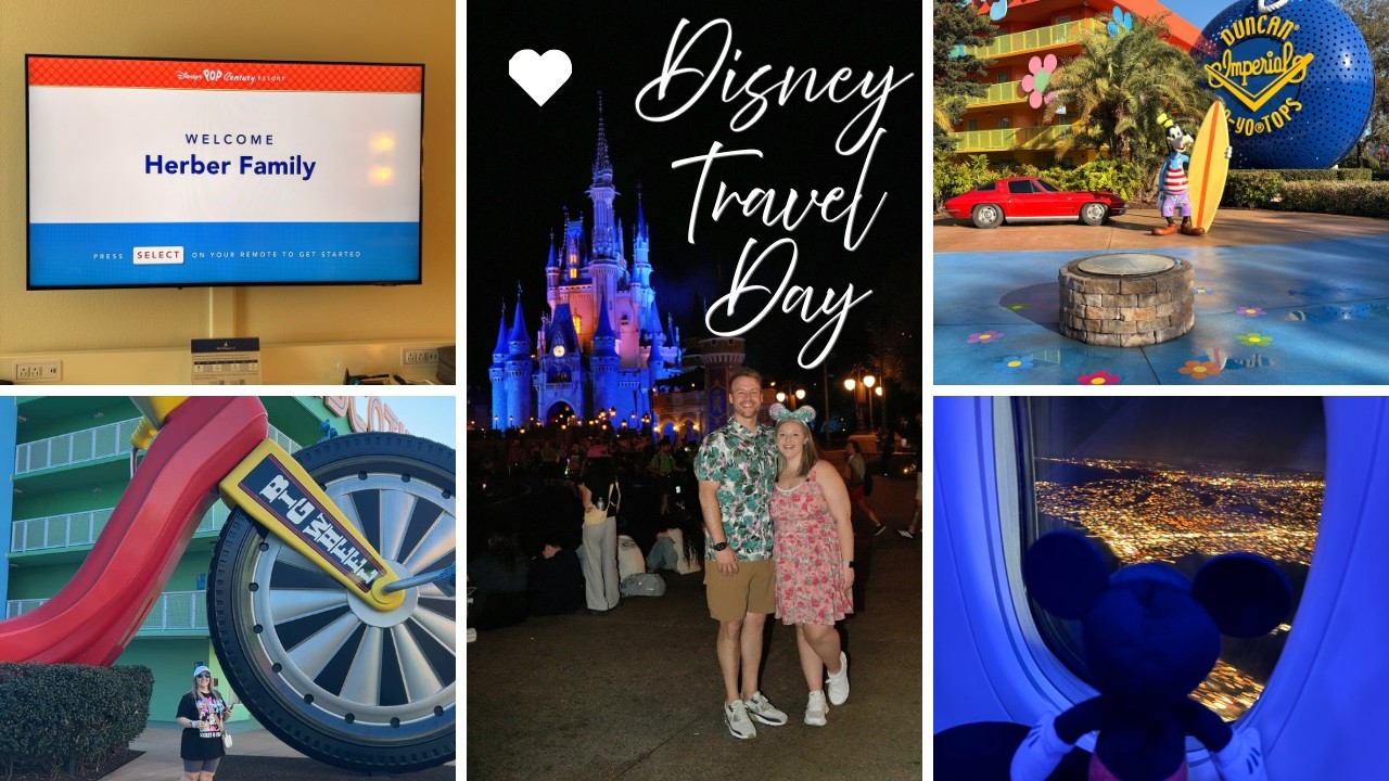 Travel Day to Disney World ✈️🏰 | Pop Century Resort + Magic Kingdom Vlog ✨