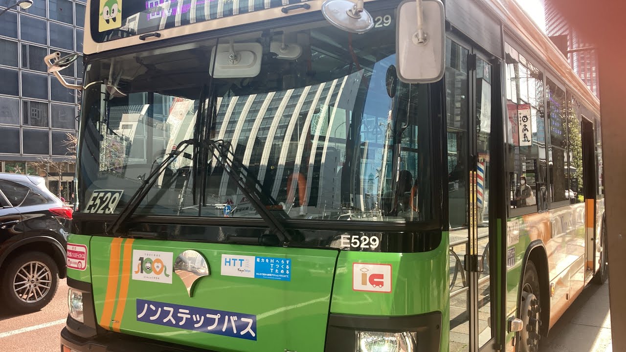 都営バス車窓 渋谷駅前→六本木駅前・神谷町駅前・新橋駅前/ 都88 渋谷駅前1522発