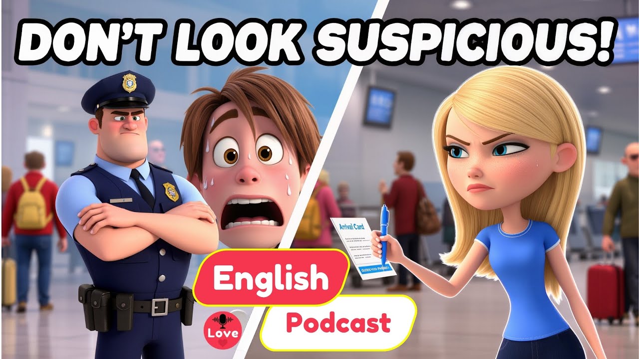Airport Survival Guide: Immigration, Customs & Biometrics | Love English Podcast | English Listening