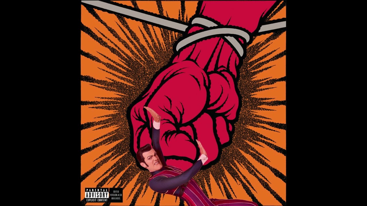 Metallica's St. Anger but the first word skips to the next song
