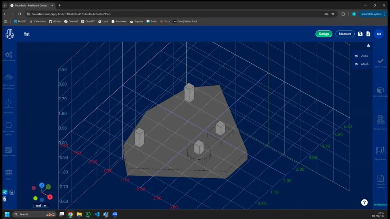 Inteligencia artificial para el diseño de cimentaciones con FOUNDAXIS