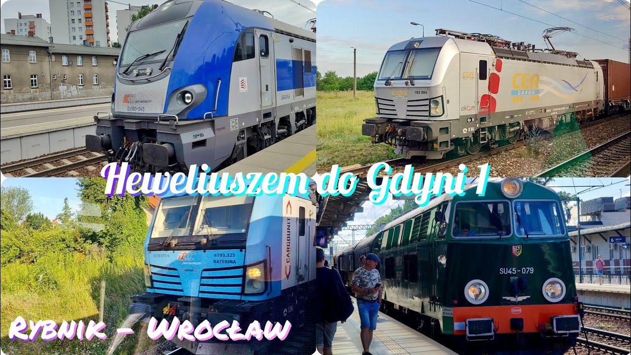 Heweliuszem do Gdyni 1 czyli Rybnik - Wrocław Główny i SU45-079 z pociągiem KSK do Piechowic