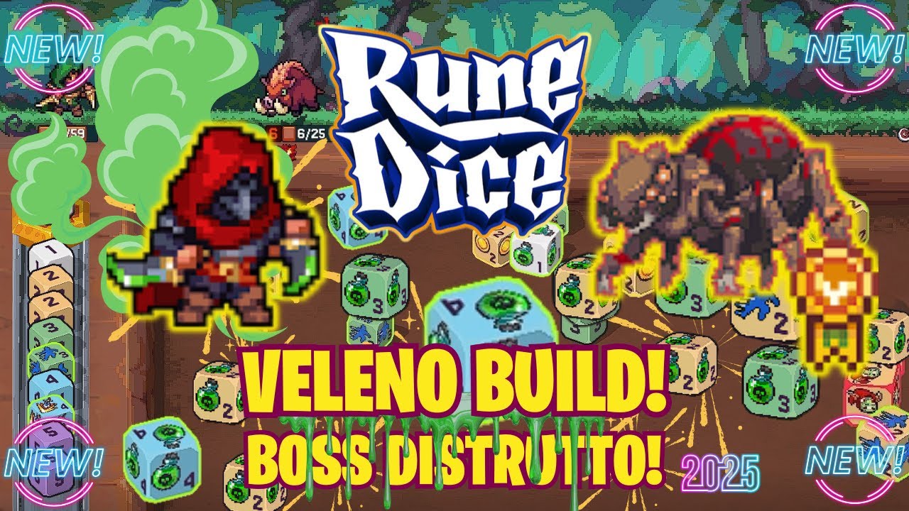 😍🔝[A GRANDE RICHIESTA!]🔝😍 il VELENO DISTRUGGE il BOSS☣️ Run INCREDIBILE!🔥 Rune Dice Italiano