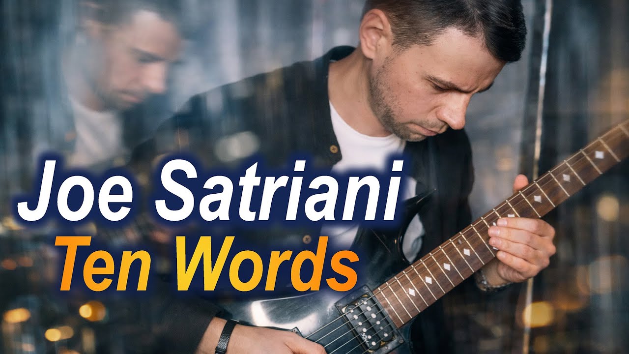 Joe Satriani - Ten Words guitar cover