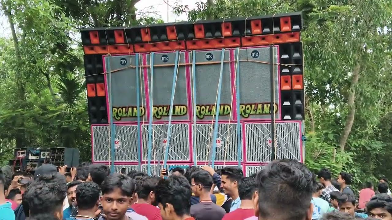 Roland Music // Speaker check 🔊 2 Bass Mx Cabinet Bahuda Yatra Nimatpur Odisha #classysanjaycrazy