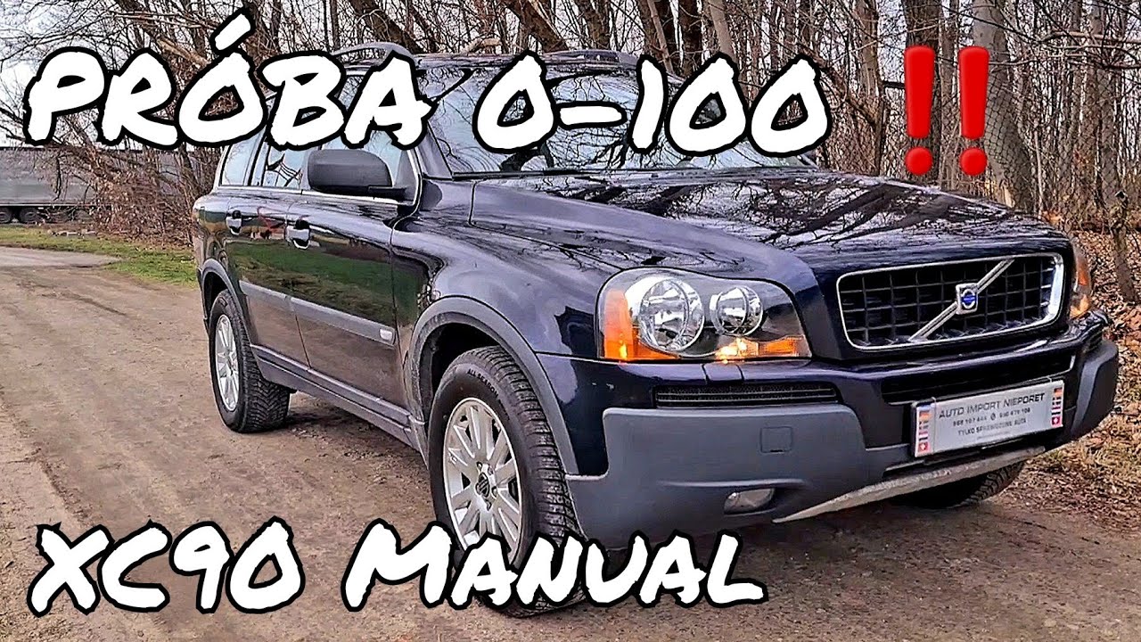 PRÓBA 0-100 ‼️ PRZYSPIESZENIE VOLVO XC90 ‼️ 2005 ✅ 2.5 TURBO 210KM ✅ Manual ✅ Acceleration ‼️